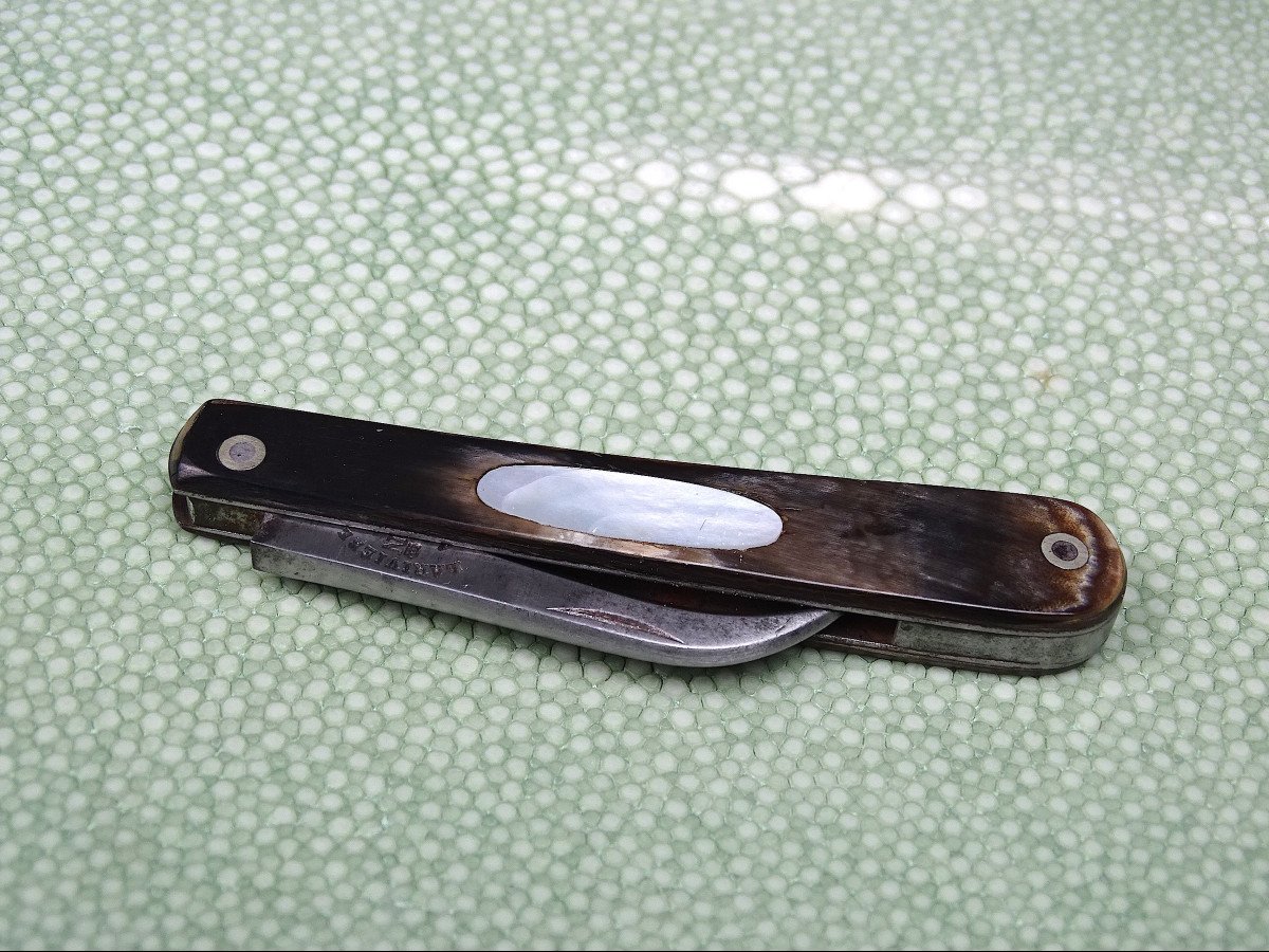 Couteau de caviste rémois du 19 eme.-photo-2