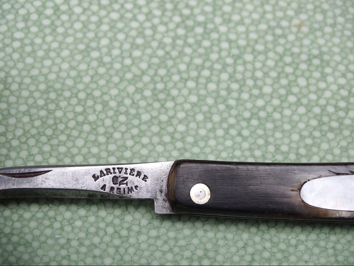 Couteau de caviste rémois du 19 eme.-photo-4