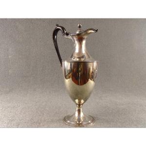 English Silver-plated Ewer From The First Half Of The 19th Century