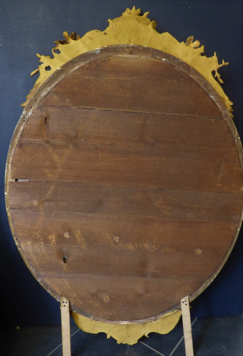 Large Oval View Mirror 150x100cm-photo-3