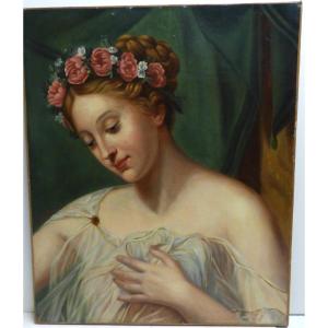 Portrait Of A Young Woman, 19th Century Quality