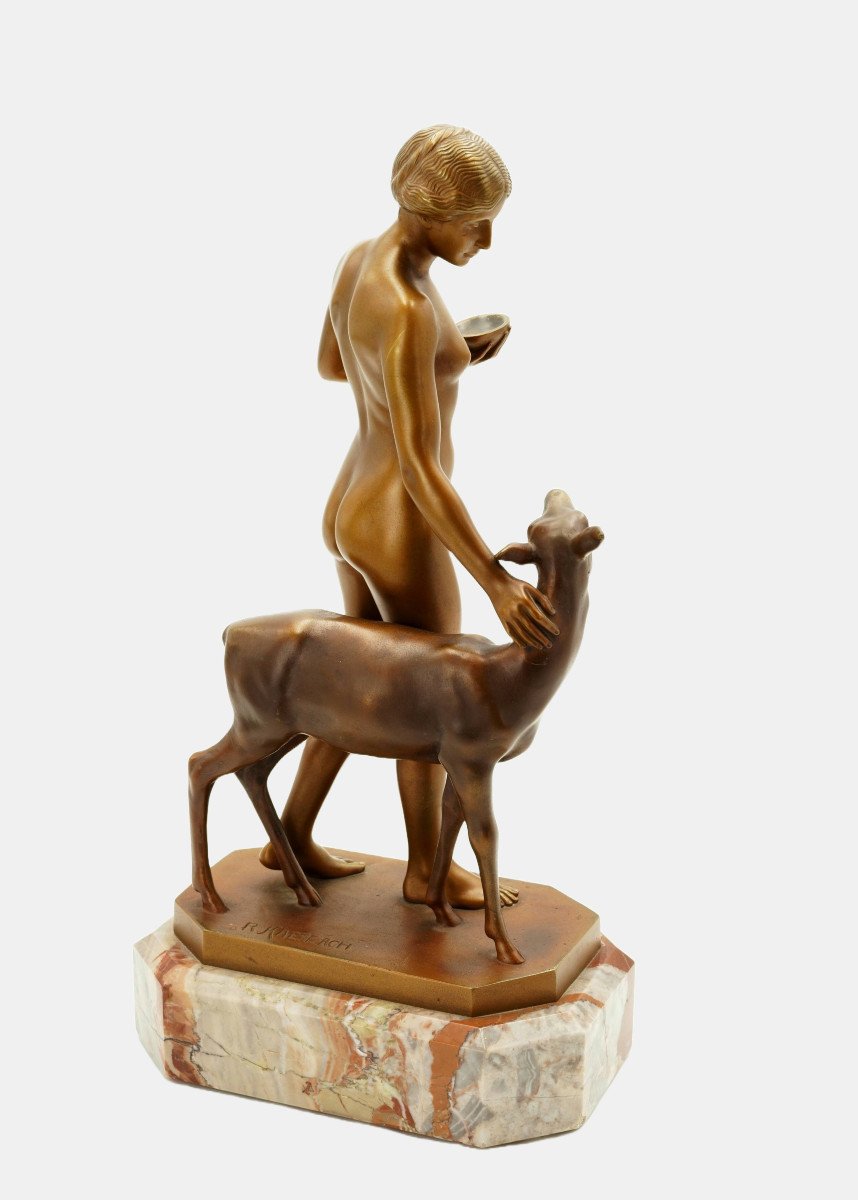 Rudolf Kaesbach (1873-1955), Forest Idyll, C. 1915 / - Soulmate --photo-1
