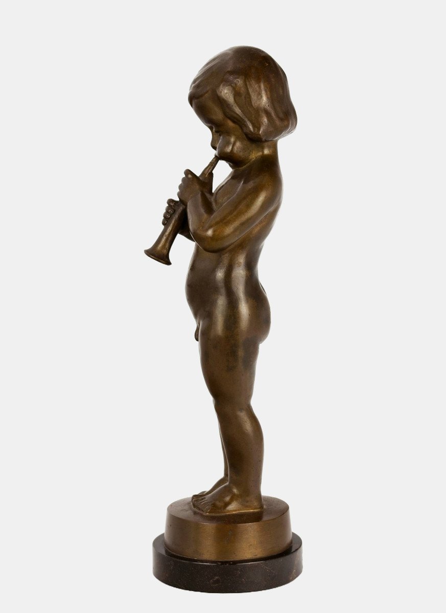 Hans Harders (1875-1955), Boy, Around 1930 / - The Ephemeral Character Of Sounds --photo-2