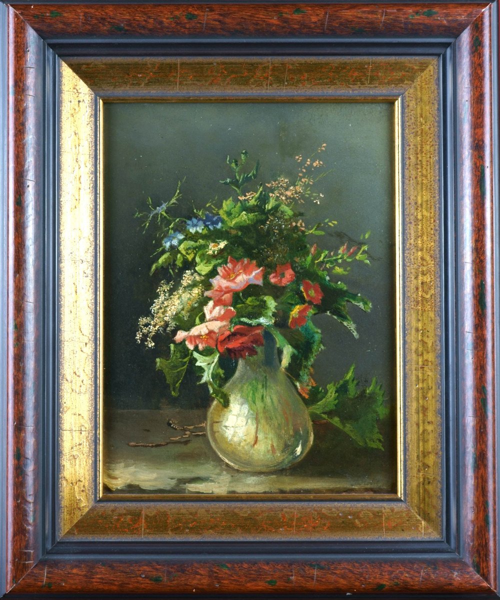 Jean-baptiste Robin (1821-1910), Nature Morte / - La Beauté Des Fleurs Des Champs --photo-3