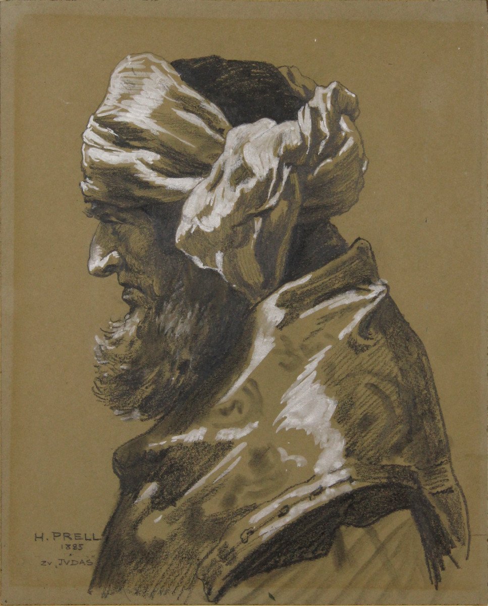 Hermann Prell (1854-1922), Un Pharisien, 1885 / - Dans l'Ombre De La Trahison -