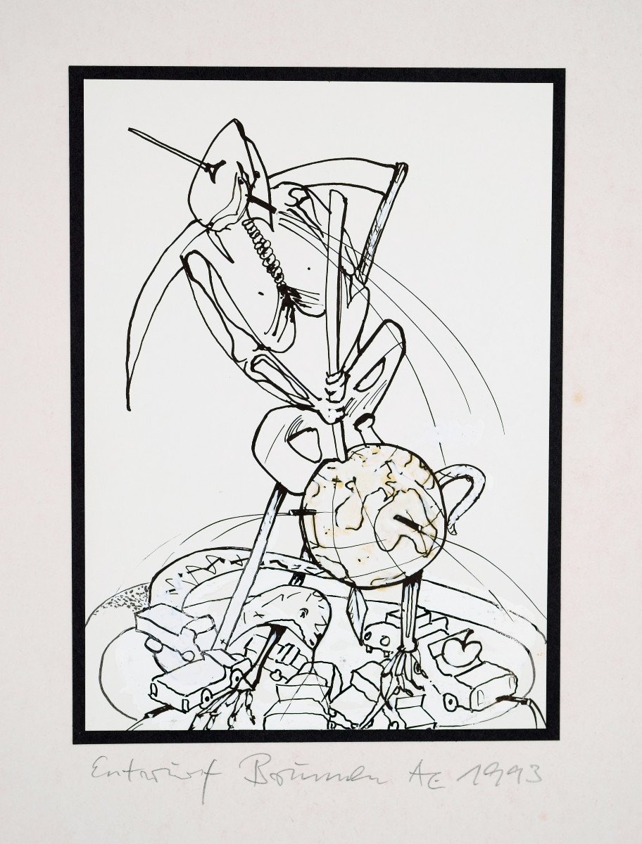 Christian Adam (1941-2021), Projet De Fontaine, 1993