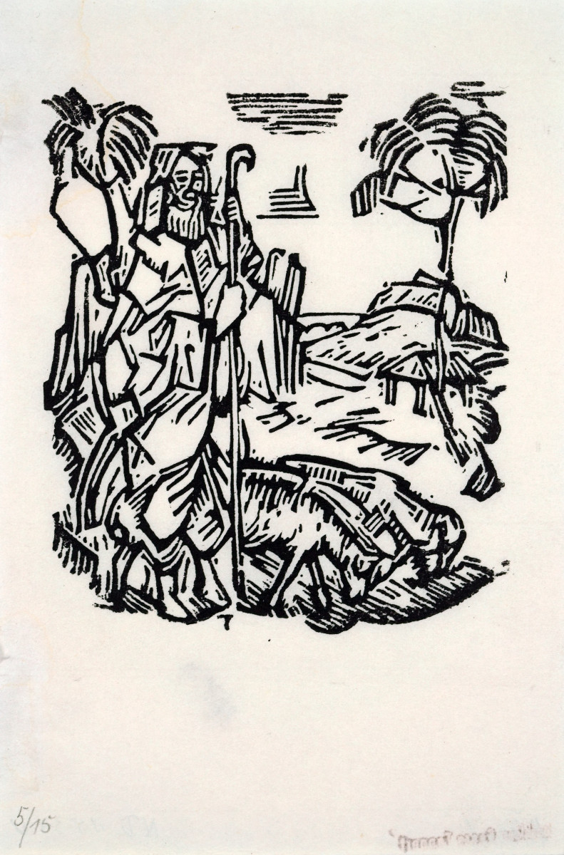 Georg Tappert (1880-1957), The Good Shepherd, 1917 (1964)-photo-2