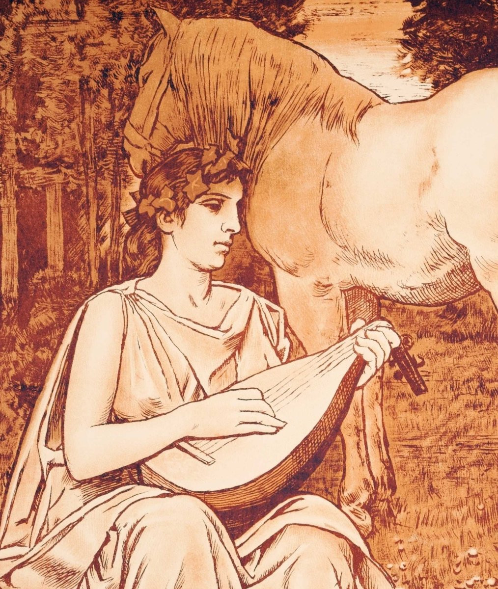 Hans Thoma (1839-1924), Muse, 1893 /  - In The Realm Of The Muses --photo-2