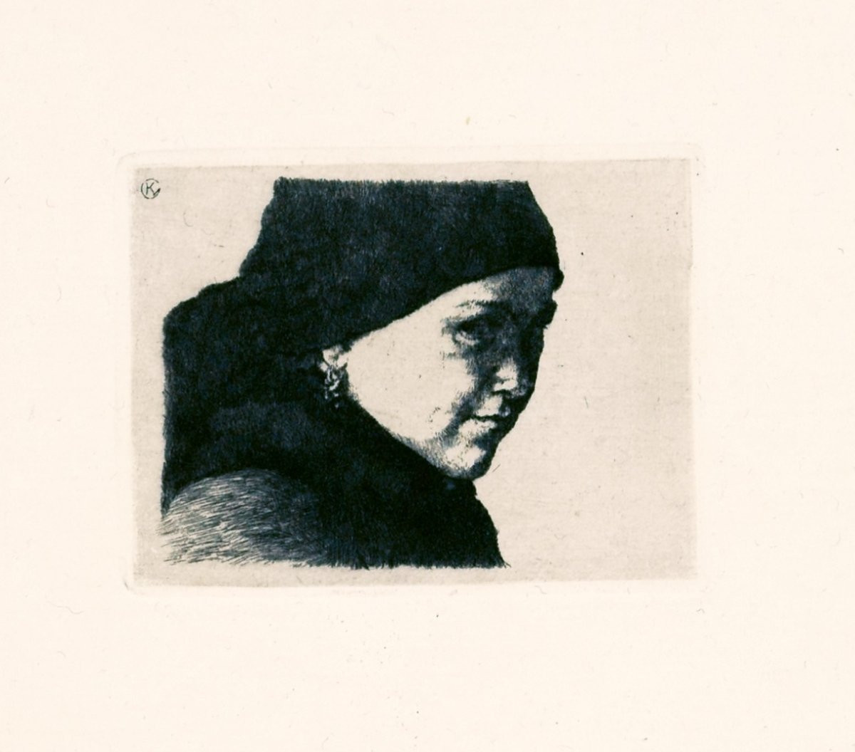 Wilhelm Leibl (1844-1900), Gravures originales, maison d'édition d'art Gurlitt, 1900-photo-6