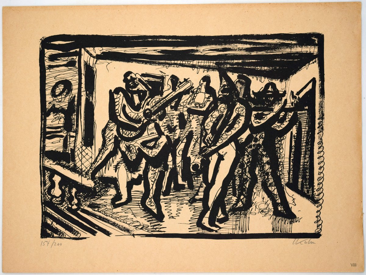 Hans Kuhn (1905-1991), Portefeuille de cinq (sur dix) lithographies, 1948-photo-3