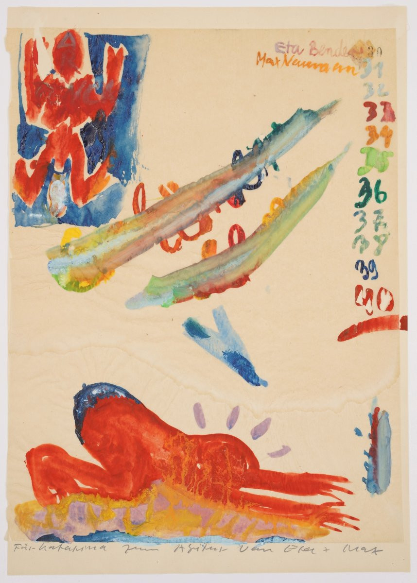 Max Neumann (* 1949) et Eta Bender (*1948), Composition figurative, vers 1970-photo-1