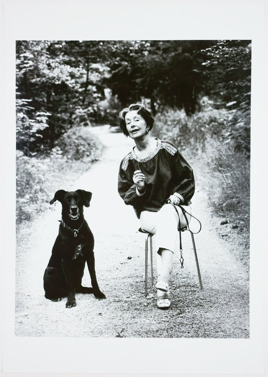 Stefan Moses (1928 - 2018), Inge Meysel With Her Dog, Circa 1975-photo-2