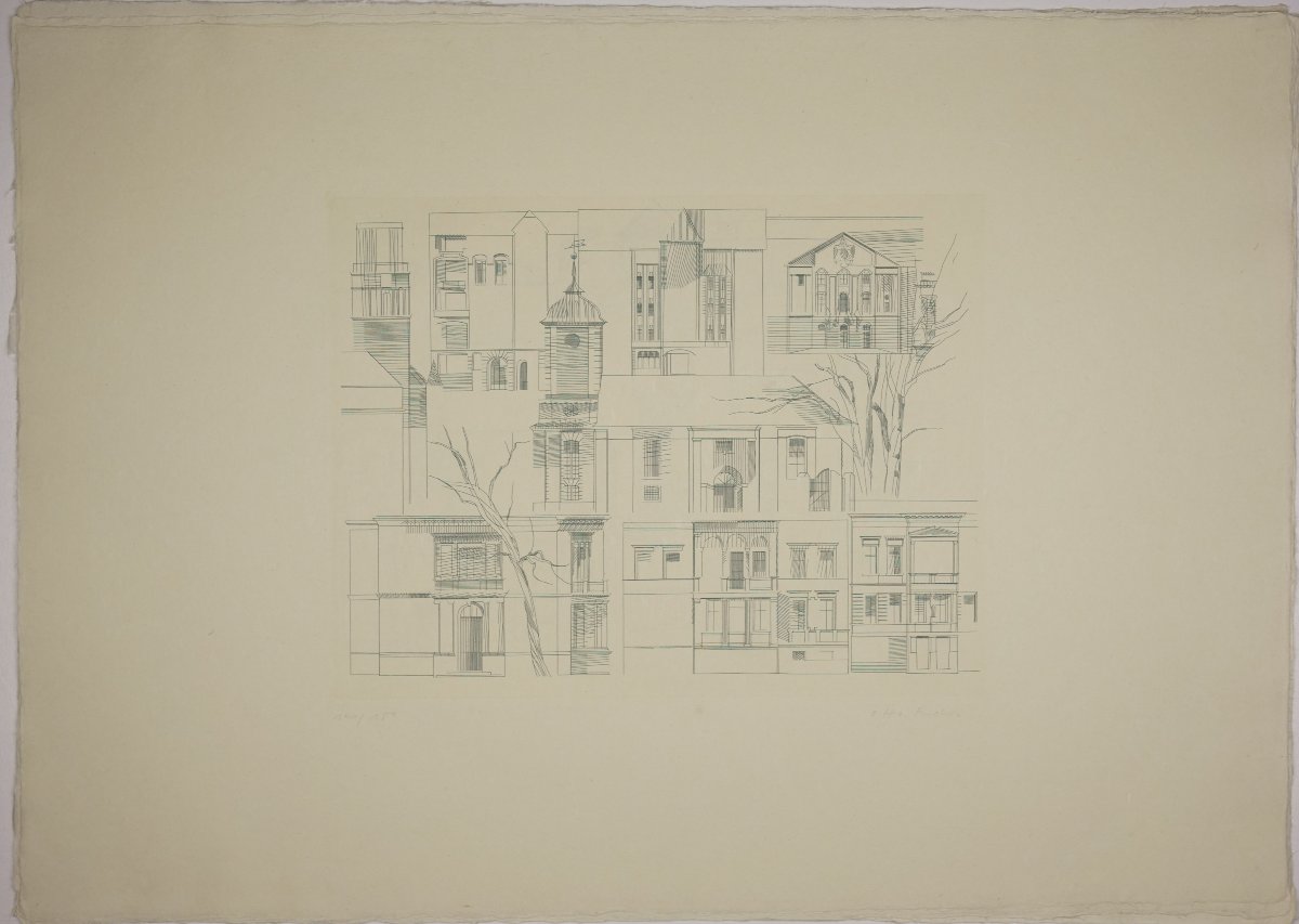 Otto Rohse (1925-2016), Quartiers berlinois. Douze gravures sur cuivre d'Otto Rohse, 1987-photo-5