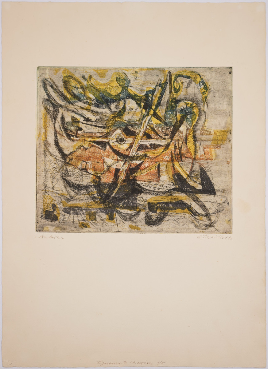 Léo Maillet (1902-1990), Aubade, vers 1960-photo-4