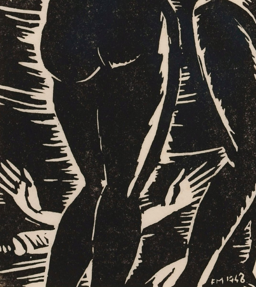 Frans Masereel (1889-1972), Corps et têtes, 1948-photo-3