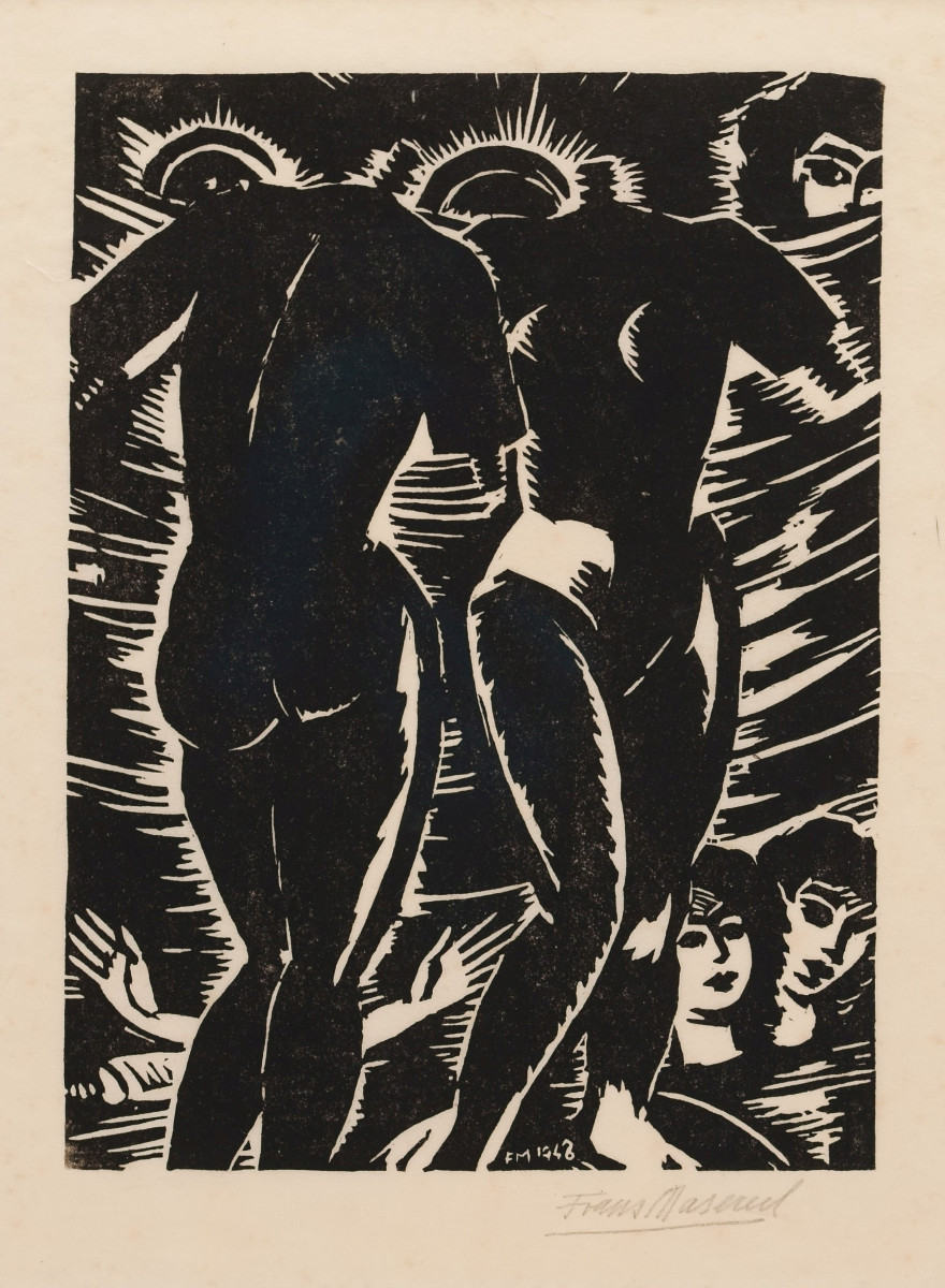 Frans Masereel (1889-1972), Corps et têtes, 1948