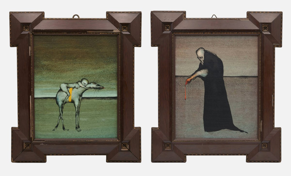 Gertrude Degenhardt (1940-2025), Deux scènes fantastiques, 1970-photo-2