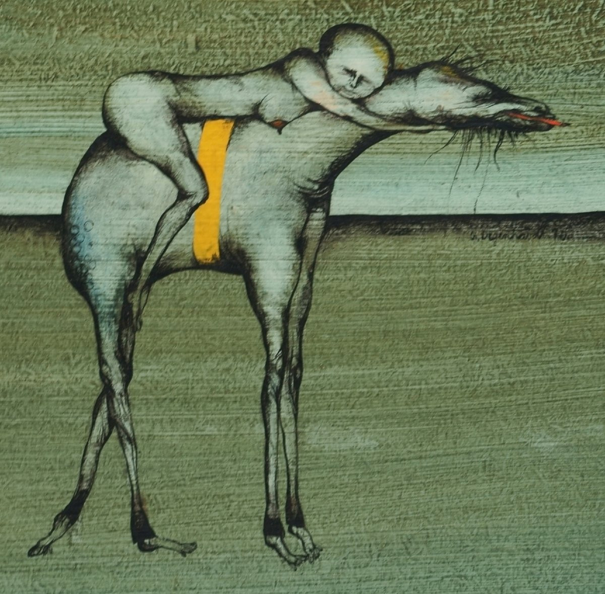 Gertrude Degenhardt (1940-2025), Deux scènes fantastiques, 1970-photo-2