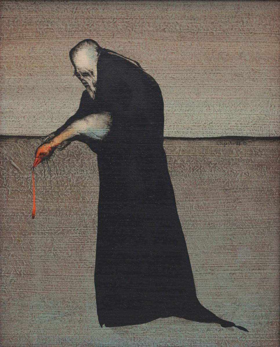 Gertrude Degenhardt (1940-2025), Deux scènes fantastiques, 1970-photo-4