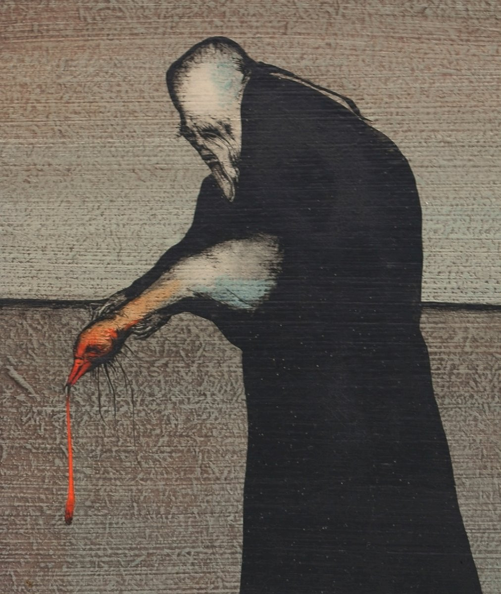 Gertrude Degenhardt (1940-2025), Deux scènes fantastiques, 1970-photo-5