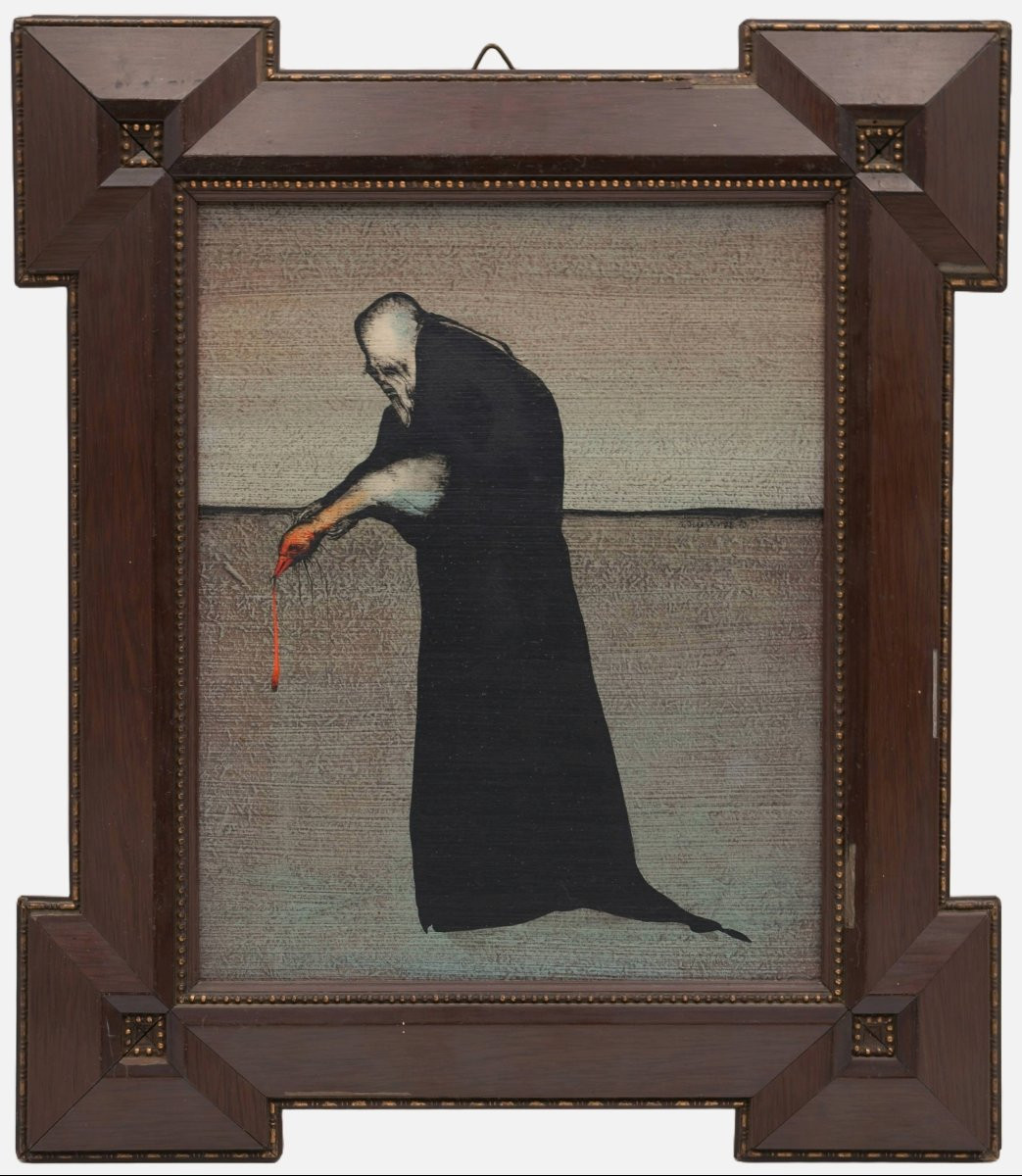 Gertrude Degenhardt (1940-2025), Deux scènes fantastiques, 1970-photo-6