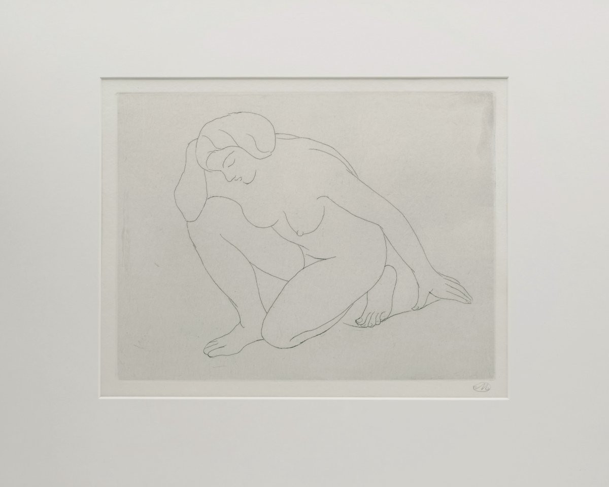 Aristide Maillol (1861-1944), Woman Kneeling On Her Left Knee, 1927-photo-2