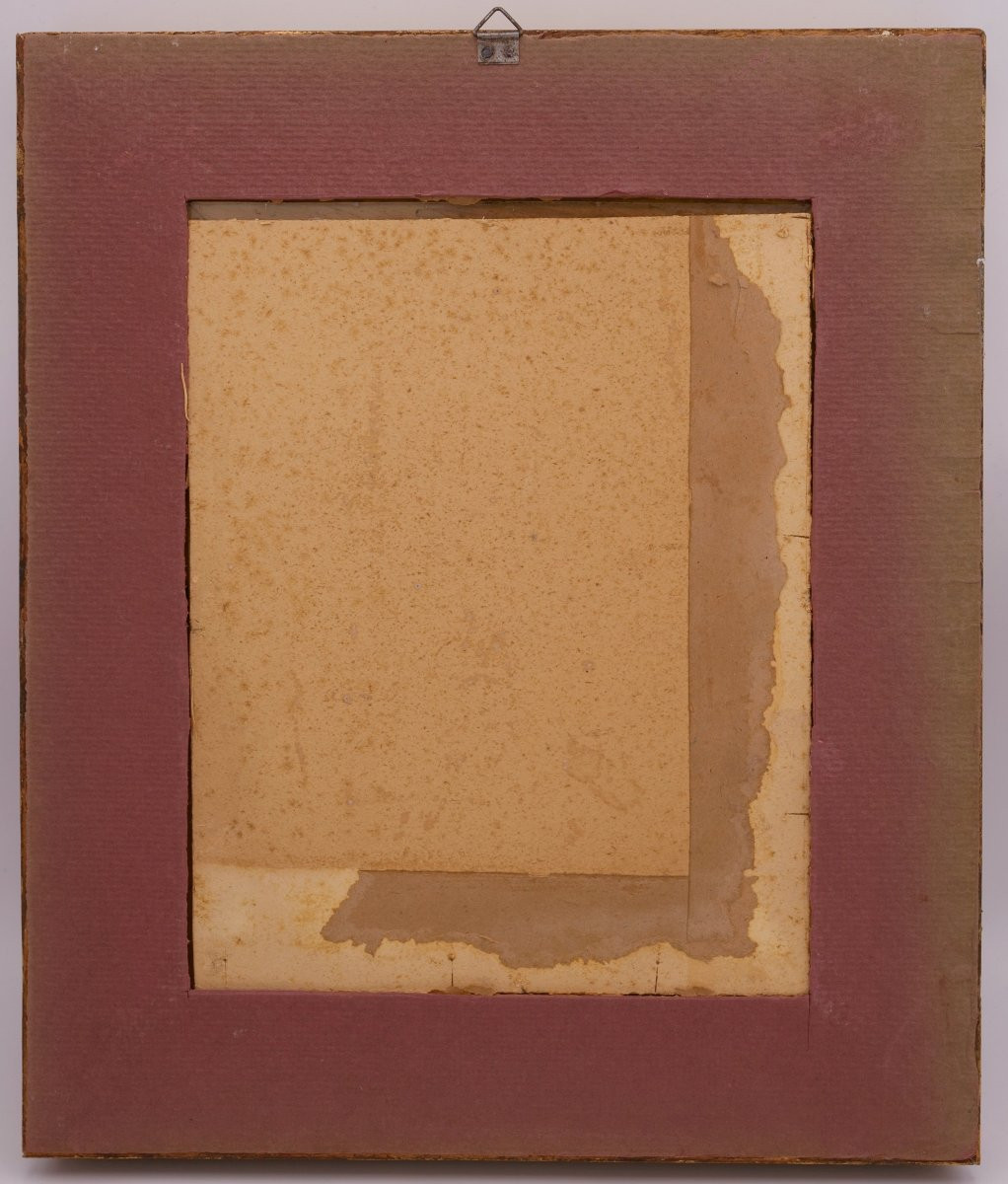 Hans Thoma (1839-1924), Stooped Old Man With Walking Stick And Cigarette, Circa 1910-photo-1