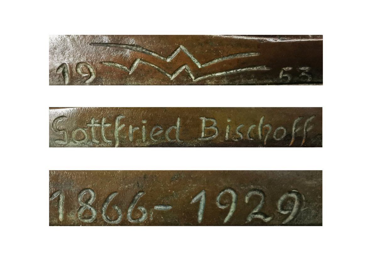 Artiste inconnu, portrait de Gottfried Bischoff, 1953-photo-1