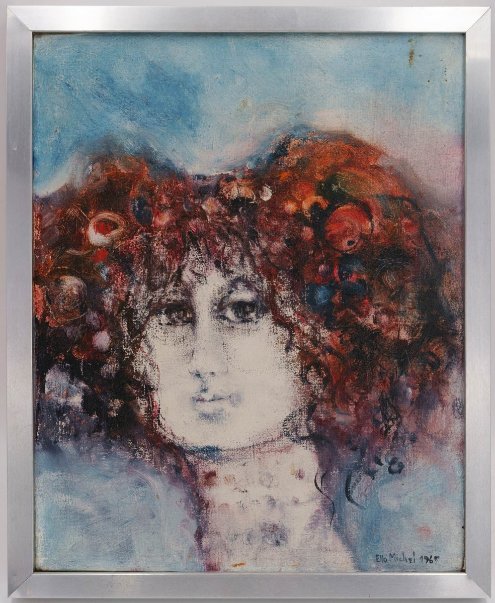Ellinor Michel (1939-2007), Autoportrait, 1969-photo-3