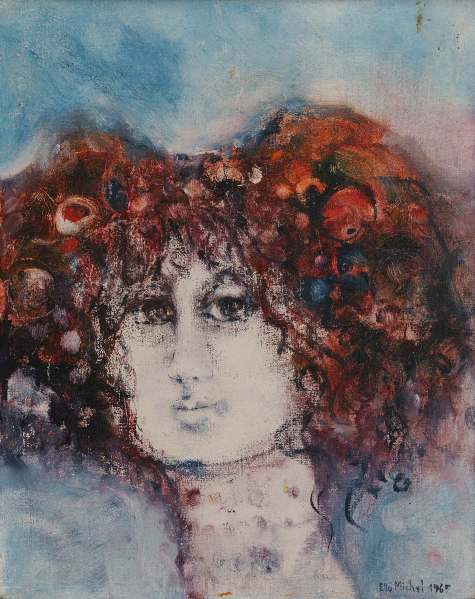 Ellinor Michel (1939-2007), Autoportrait, 1969