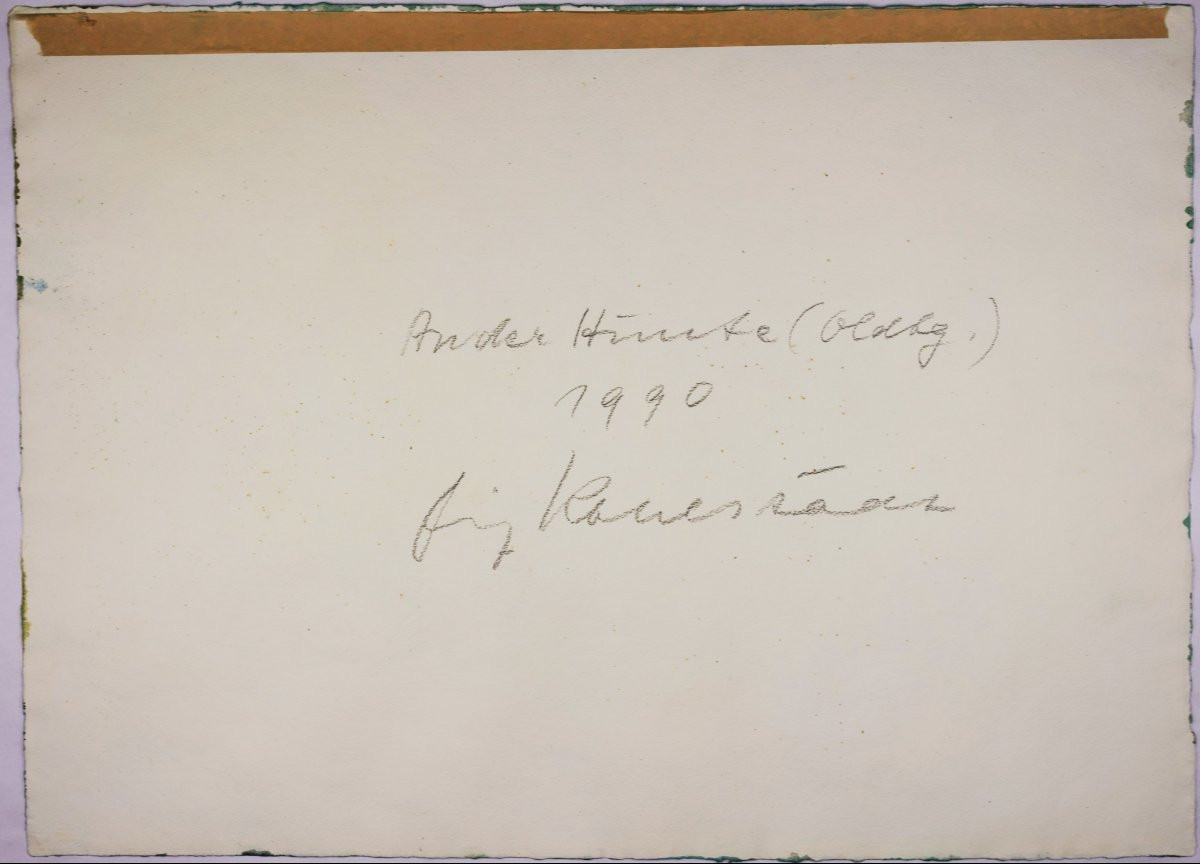 ´fritz Kohlstädt (1921-2000), On The Hunte River Near Oldenburg, 1990-photo-2