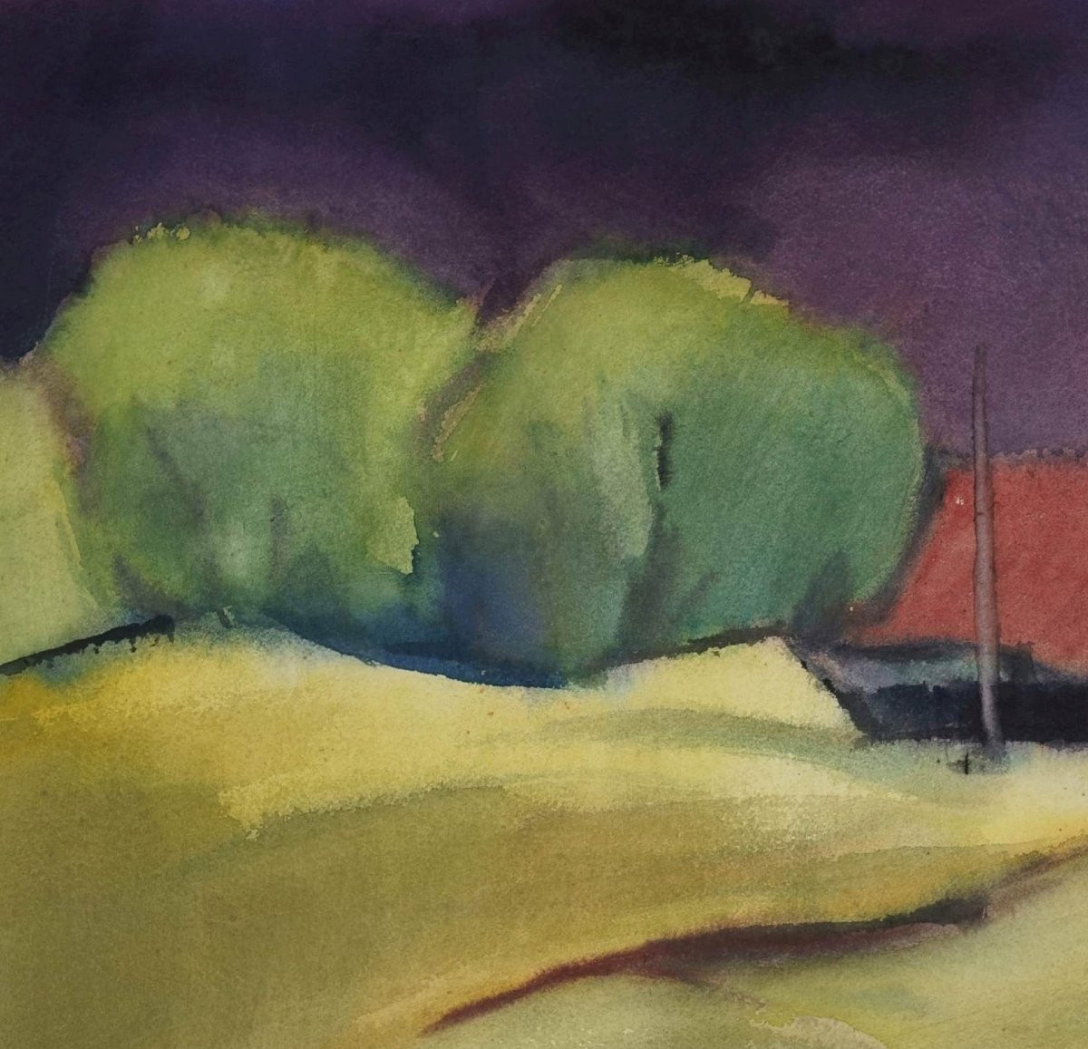 Fritz Kohlstädt (1921-2000), Farm In Bornholm, 1990-photo-3