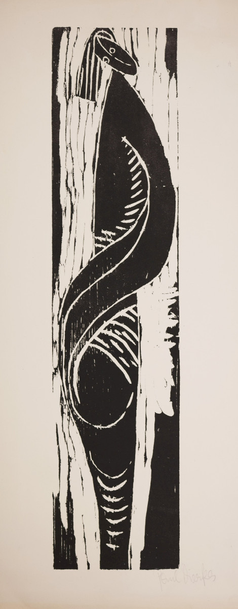 Paul Dierkes (1907-1968), Femme sculpturale, vers 1955