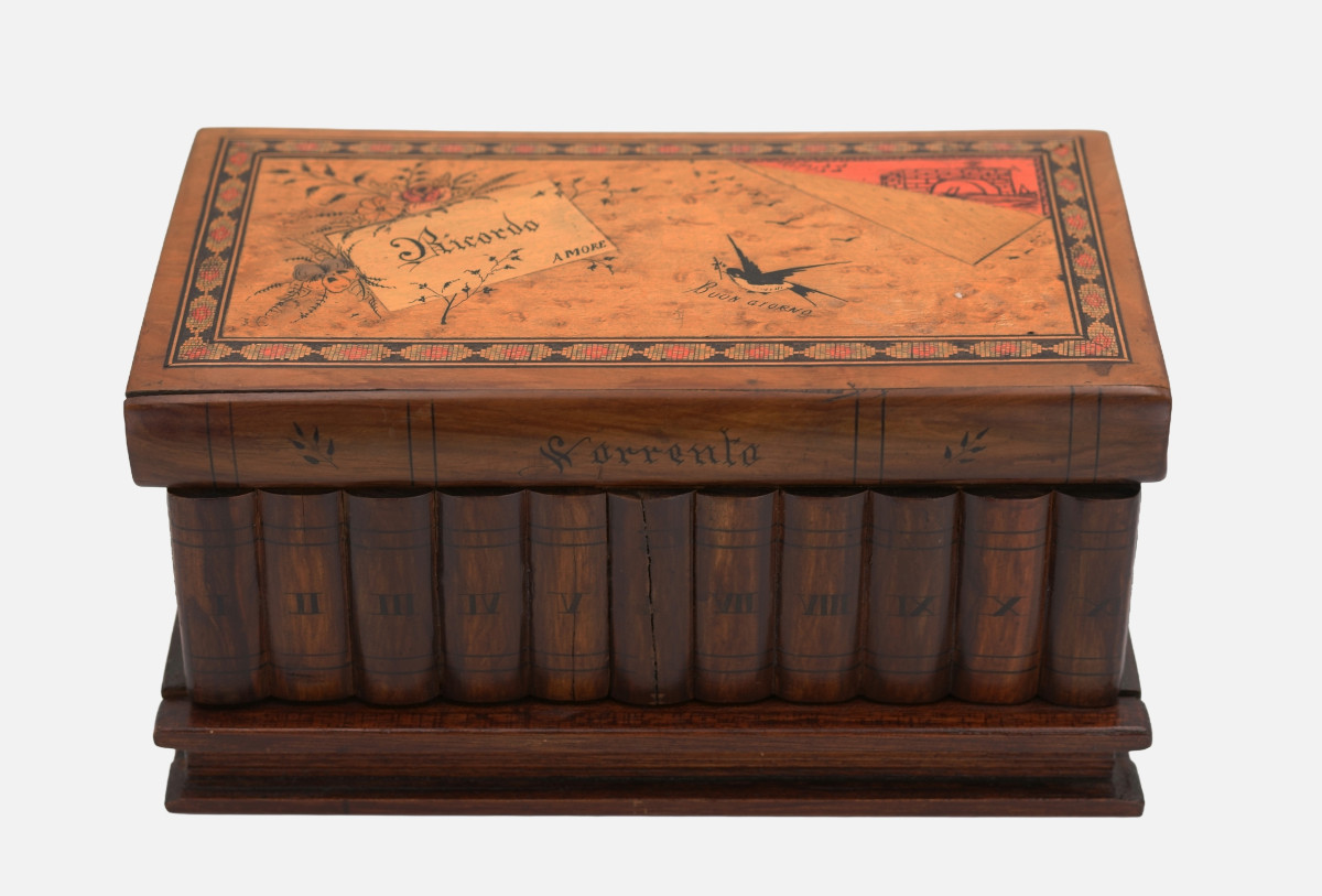 Book-shaped Casket,  Italy, Circa 1900