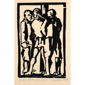 Herbert Klettke (1923-1984), Lié à la colonne, 1948
