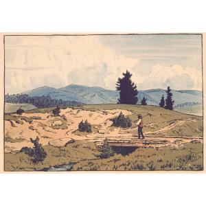 Hans Thoma (1839-1924), Mountain Landscape, 1896
