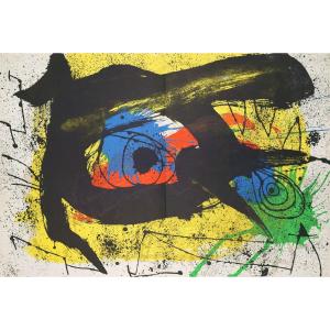 Joan Miro (1893-1983), lithographie en couleurs pour Derrière le Miroir n° 203 I, 1973