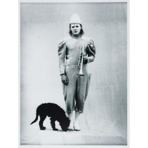 Stefan Moses (1928 - 2018), Pierrot avec chien, vers 1980