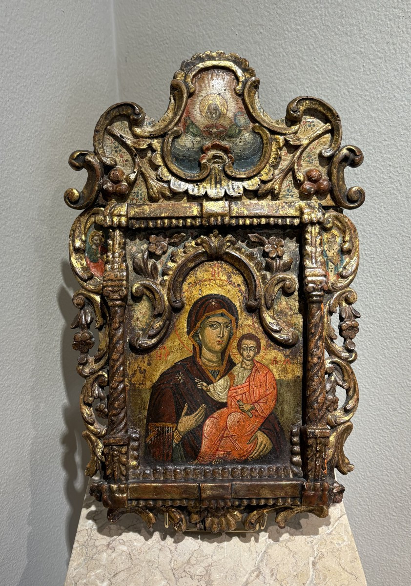 Icône de la Vierge Hodigitria - XVIIIe-photo-1