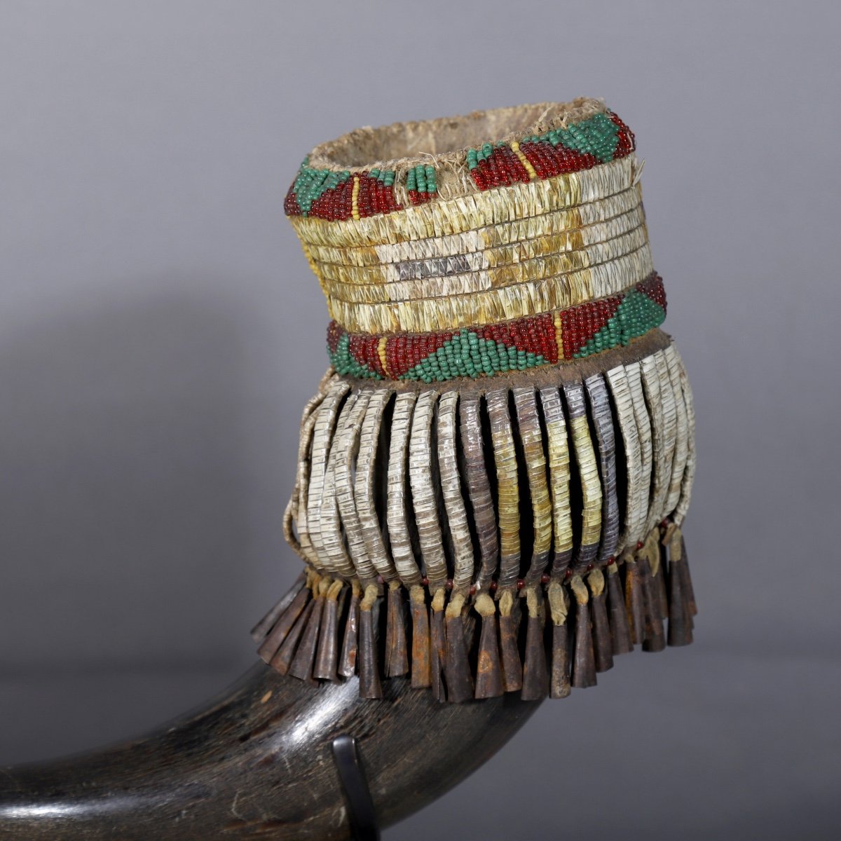 Coupe Libatoire En Corne De Buffle – Sioux, Usa-photo-3