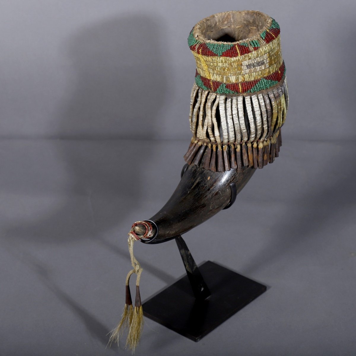Coupe Libatoire En Corne De Buffle – Sioux, Usa-photo-4