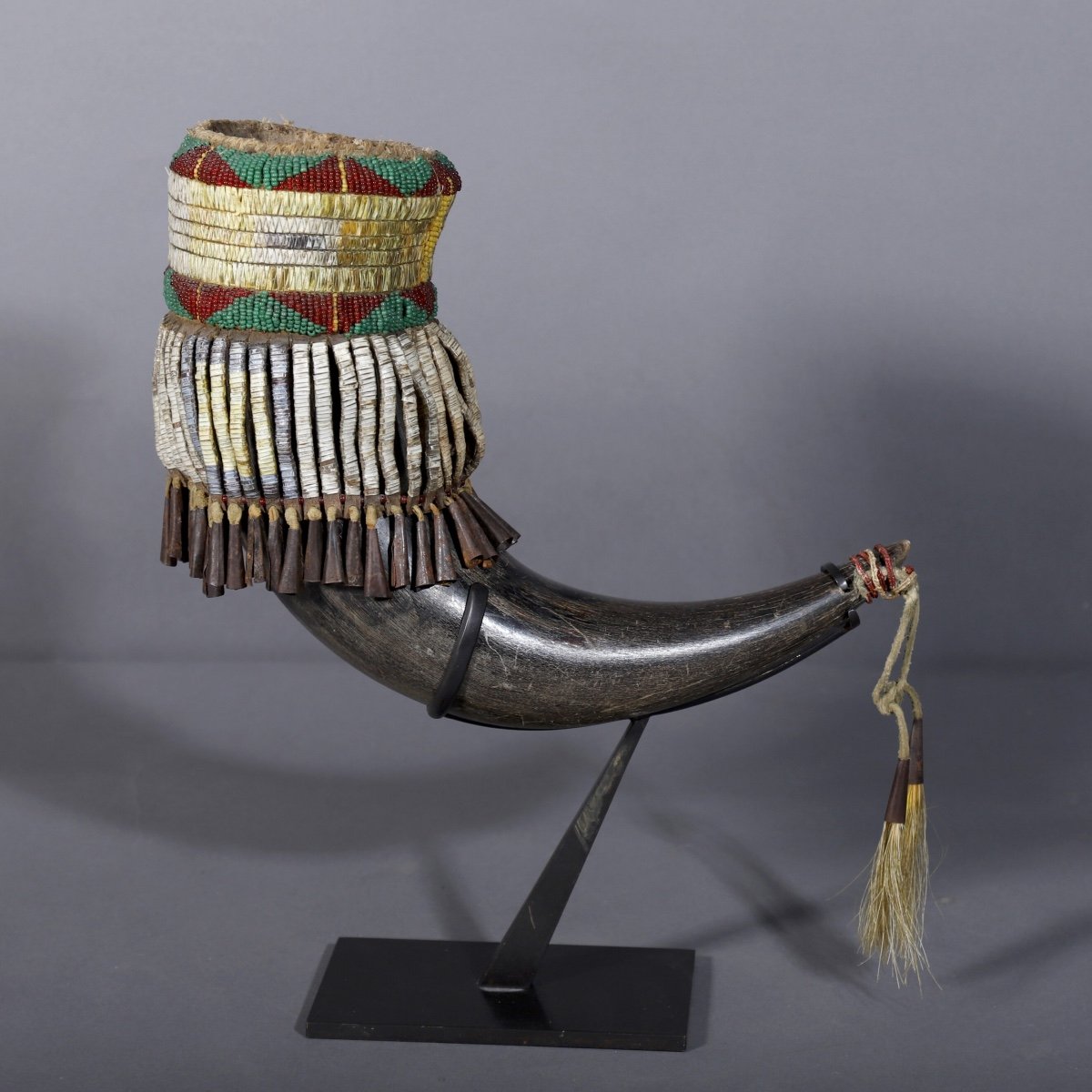 Coupe Libatoire En Corne De Buffle – Sioux, Usa-photo-2