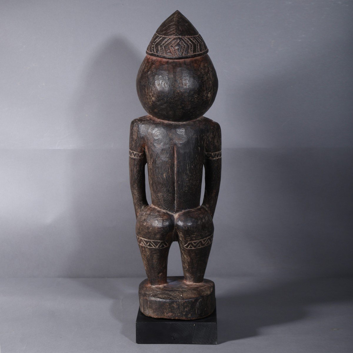 Statue Sepik – figure féminine debout – Papouasie-Nouvelle-Guinée-photo-4