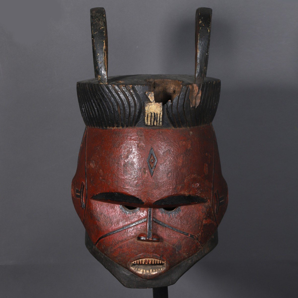 Masque Heaume Janus – Igbo, Nigéria-photo-3