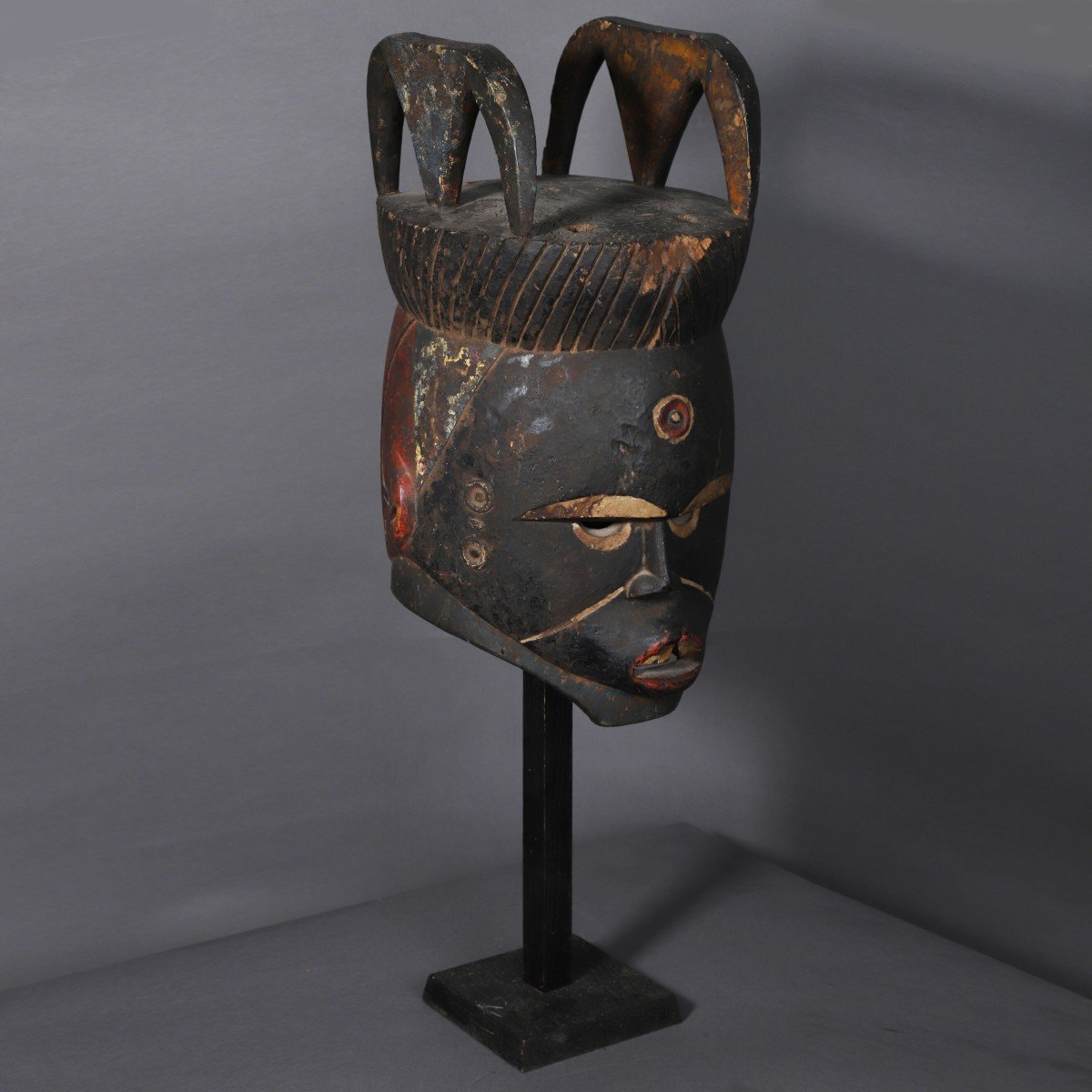 Masque Heaume Janus – Igbo, Nigéria-photo-1