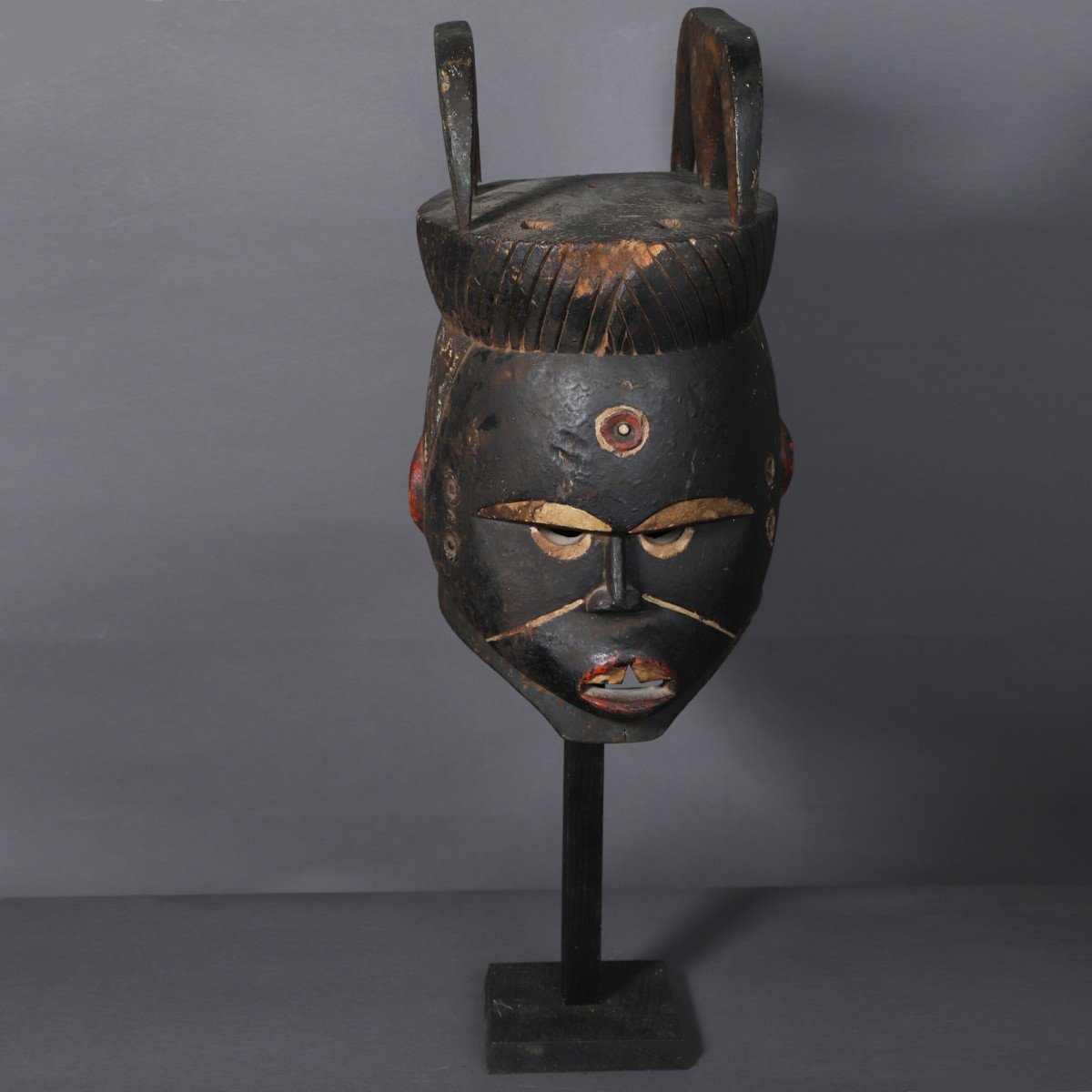 Masque Heaume Janus – Igbo, Nigéria-photo-2