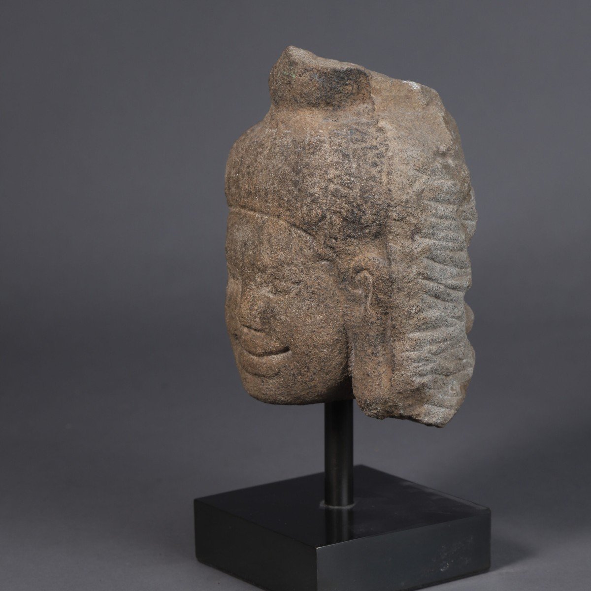 Buddha Head (fragment) – Khmer-photo-3