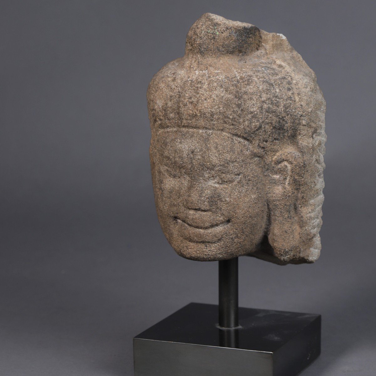 Buddha Head (fragment) – Khmer