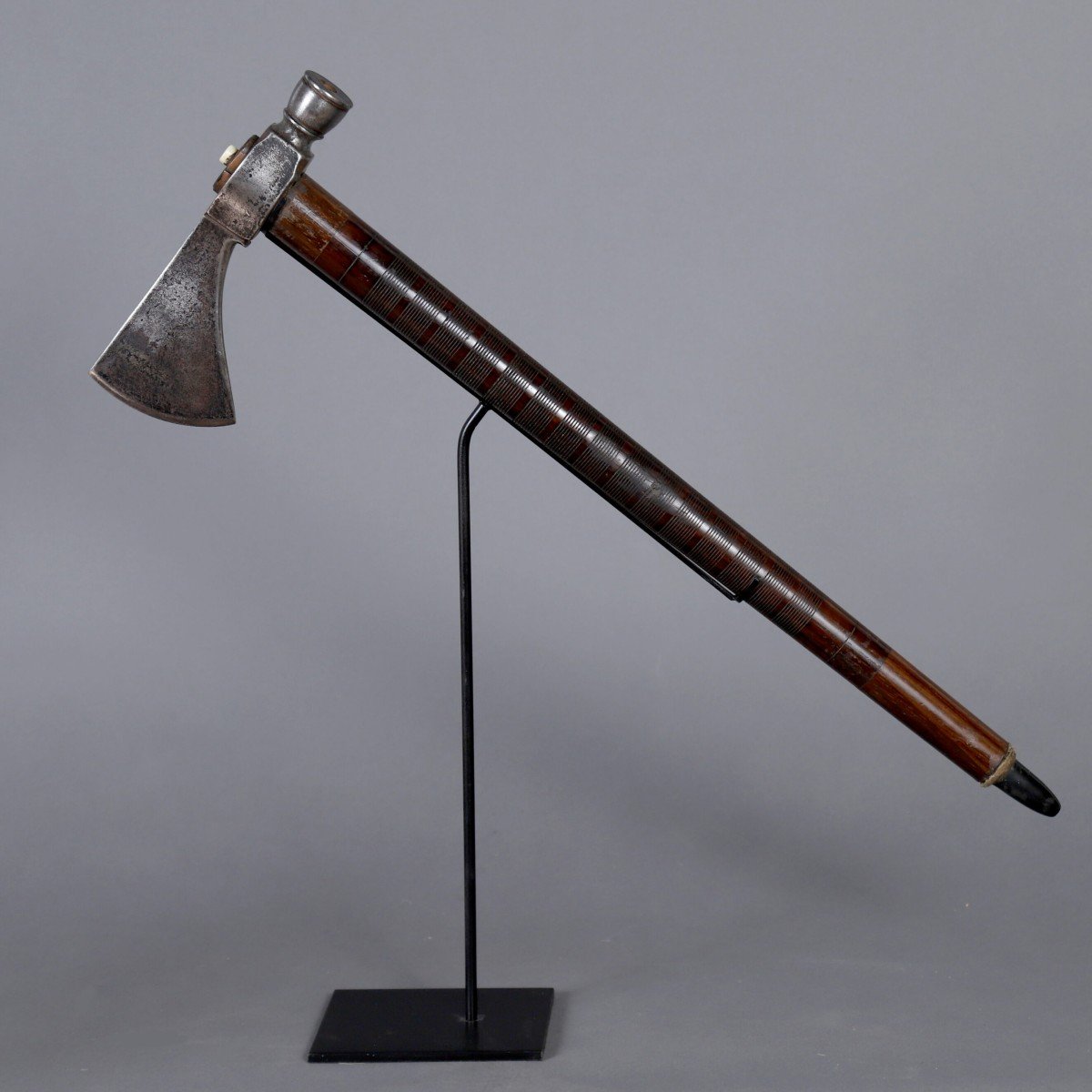 “pipe Tomahawk” Ou Tomahawk Calumet – Indien Des Plaines / Amérique Du Nord-photo-2