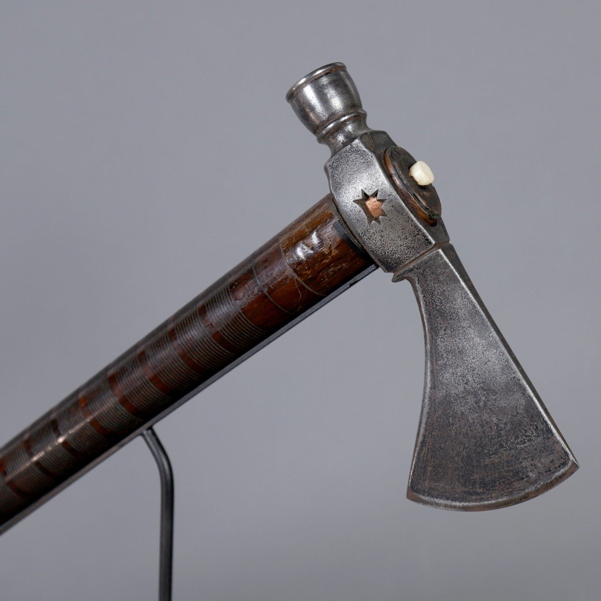 “pipe Tomahawk” Ou Tomahawk Calumet – Indien Des Plaines / Amérique Du Nord-photo-2